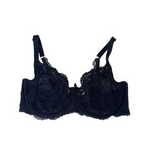Adore Me  Black Lace Bra 36DDD